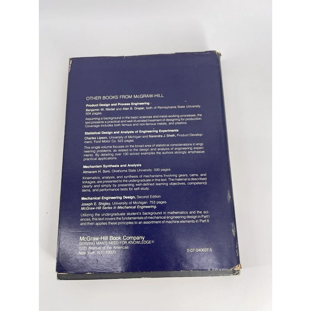 Kinematics‎ and Dynamics of Machines by George H. Martin Revised Printing 1969